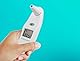 BEPER 40.102 Digitales Infrarot-Ohrthermometer mit Schnellmessung, 15 hygienische Einweg-Sensorköpfe aus Kunststoff, 1 Batterie enthalten, LCD-Display