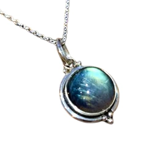 Collier en labradorite naturelle pour méditation et yoga