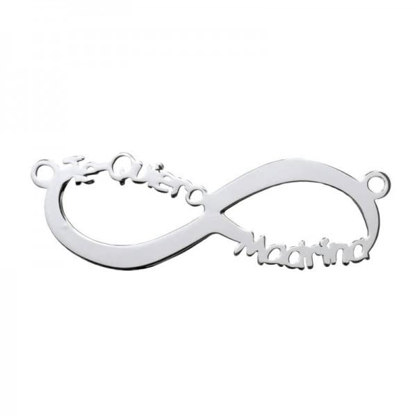 Collar Infinito Te Quiero Madrina Plata de Ley - Regalos para madrinas