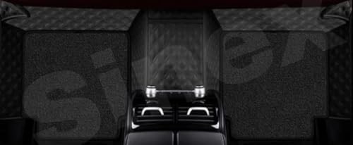 Image of SINEX 7D car mat Full Set for Hyundai Verna (Model :2017-2022) || Luxury Leather Double Car Floor Mat Complete Set || 100% Waterproof and Washable || Color : Black, Black