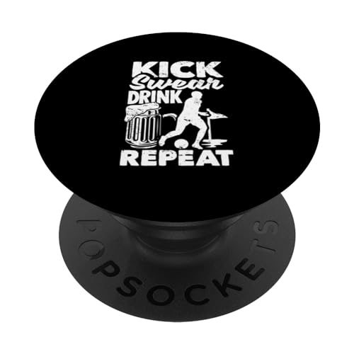 Footgolf Kick Swear Drink Repeat Funny Soccer Golf PopSockets PopGrip Interchangeable Footgolf Kick Swear Drink Repeat Funny Soccer Golf PopSockets PopGrip Interchangeable