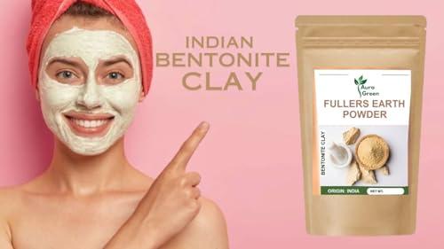 Organic Fuller Earth Powder 3.5oz Multani Mud Mitti | Indian Healing Clay | Bentonite Clay | 100% Pure | Natural Face Pack Multani mitti Indian Bentonite clay | Fullers Earth organic powder 3.5oz