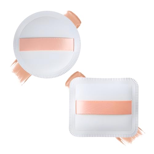 Gleva Cushion Makeup Puff for Powder & Foundation, Soft Reusable Makeup Sponge Applicator, Compact & Air Cushion Puff for Loose, Pressed Powder & Foundation, Suitable for All Skin Types.