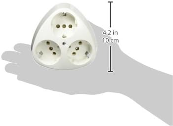 Kopp 3-way safety socket, standard, surface-mounted, arctic white, IP20, 100502000, 3-fach - Image 4