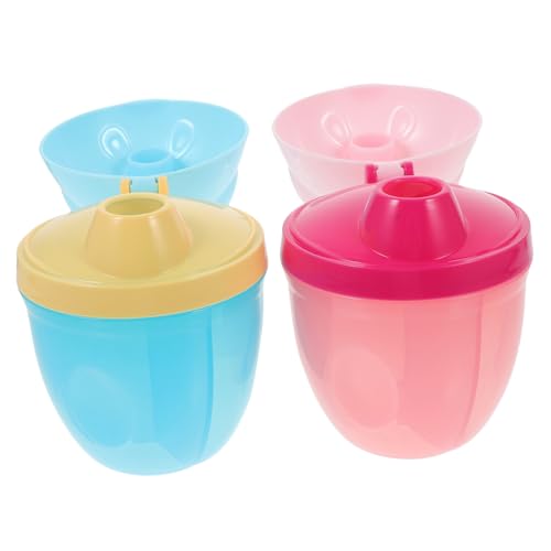 BESPORTBLE 2 Pack Large Capacity Milk Powder Box Holder Travel Snack Storage Dispenser