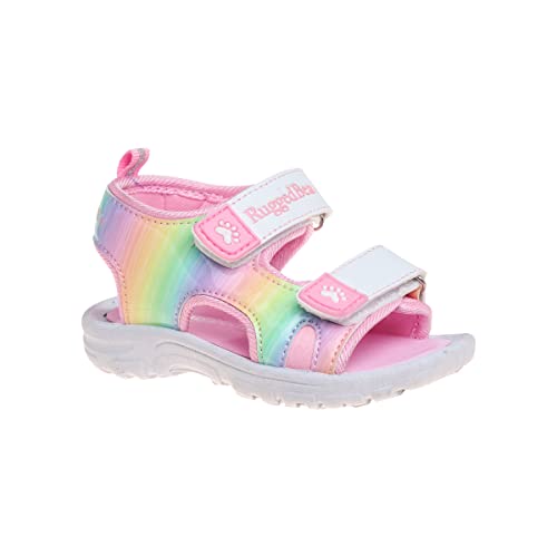 Image of Rugged Bear Girls Sport Active Summer Open Toe Sandals (Toddler)