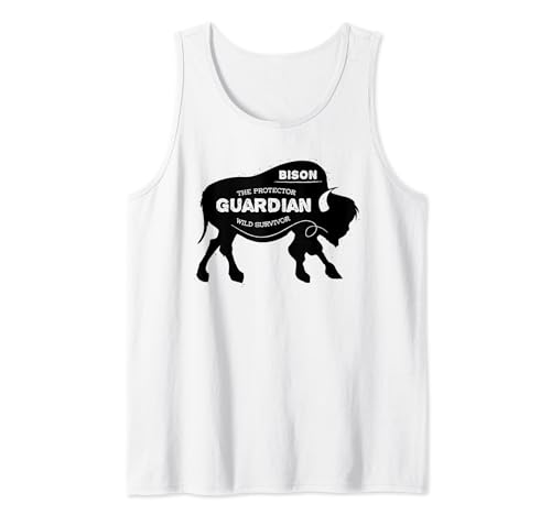 Bison Guardian - Funny Bison Lover Tank Top