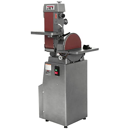 JET Tools - J-4200A, 6 x 48 Industrial Combination Belt and Disc Finishing Machine 115V 1Ph (414551)