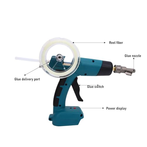 Pistola de pegamento de fibra óptica BL1830B BL1840B BL1850B BL1860B de 220 ℃ 3