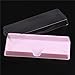 UUYYEO 50 Pcs Plastic False Eyelash Storage Box Empty Lash Holder Container Eye Lash Packaging Case Eyelash Display Organizer Clear