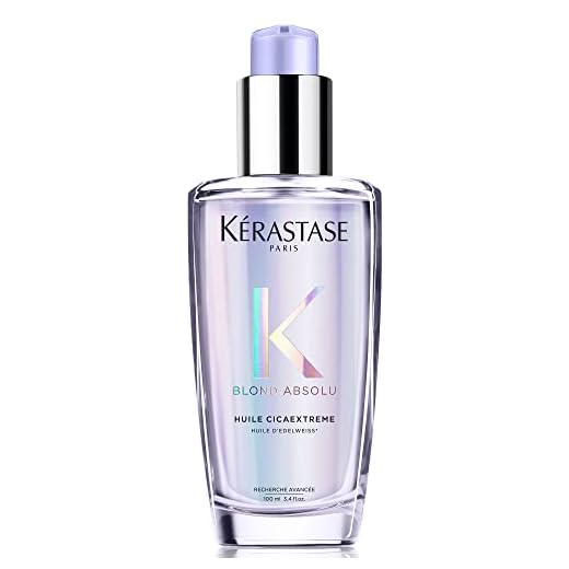 Kérastase Óleo Blond Absolu Huile Cicaextreme, Cabelos loiros, descoloridos, Hidratação, restauração, Ácido Hialurônico, Flor de Edelweiss, 100 ml