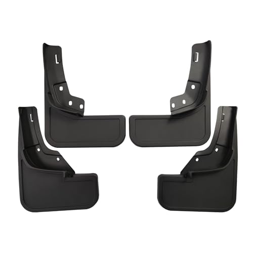Image of BestEvMod AOSK Compatible with F-150 Lightning 2026 2025 2024 2023 2022 2021 Upgraded Mud Flaps Splash Guards Exterior Accessories Ford F150 Lightning Mud Flaps (Set of Four) No Need to Drill Holes