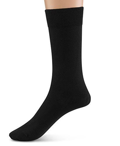 Modal Mens Crew Socks, Formal Mid-Length Dress Calf Socks 2 or 4 Pk2