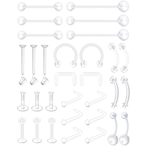 MODRSA Clear Piercing Jewelry Set Cover
