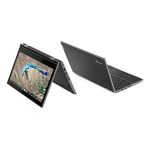 Lenovo 300e Chromebook 2nd Gen AST – Portátil Convertible Táctil 11.6″ HD, 4GB RAM, 32GB SSD, AMD Radeon R4 Graphics, WiFi+Bluetooth, Chrome OS) Negro – Teclado QWERTY Español (Reacondicionado)