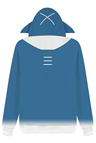 Sudadera con capucha Gawr Gura cosplay unisex miniatura 2