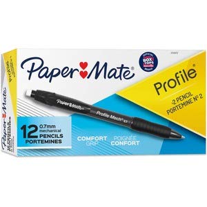 PAP2101972 7 mm Paper Mate Profile Mechanical Pencils - Pack of 12