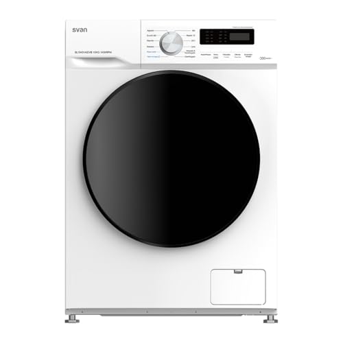 Svan Lavadora 10Kg Carga Frontal Blanco SL10401AIDVB. 1800W, 1400rpm, 12 Programas, Función Stop&Go, Clase de Eficiencia Energética A
