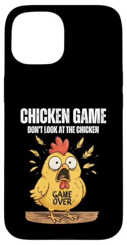 Chicken Game Don't Look at The Chicken Funny Meme ���[���A �L�b�Y �X�}�z�P�[�X iPhone 15 �p