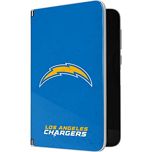 Skinit Tablet Decal Skin Compatible with Surface Duo - Officially Licensed NFL Los Angeles Chargers - Alternate Distressed Design