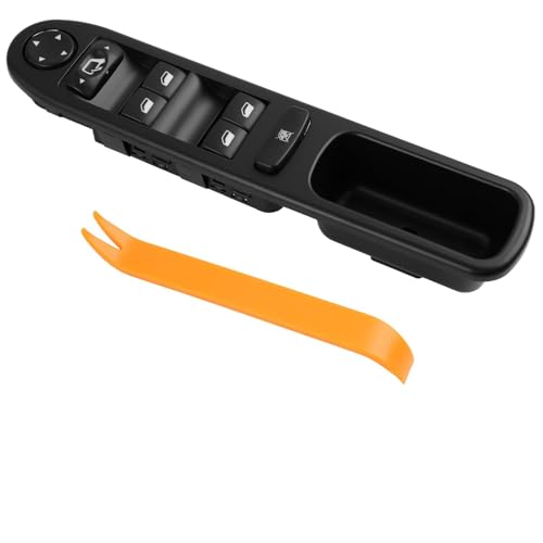 Interrupteur de Fenêtre électrique, Commande Lève Vitre Électrique pour 307, 307 SW, 307 CC (2000-2014), Remplacement OE 6554.KT, Bouton de Commande de...