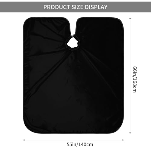 Capa de barbero personalizada impermeable 66x55 pulgadas miniatura 3
