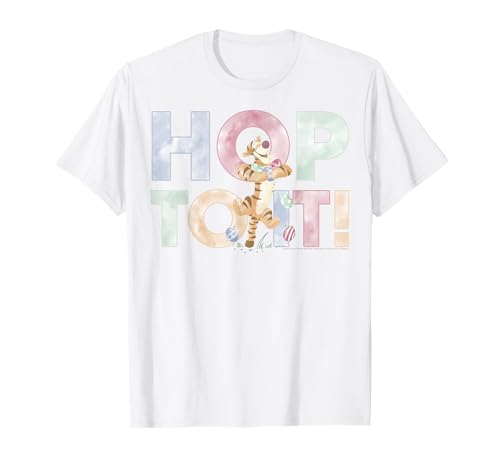 T-shirt Winnie l'Ourson Tigrou de Pâques Disney en coton noir pour homme