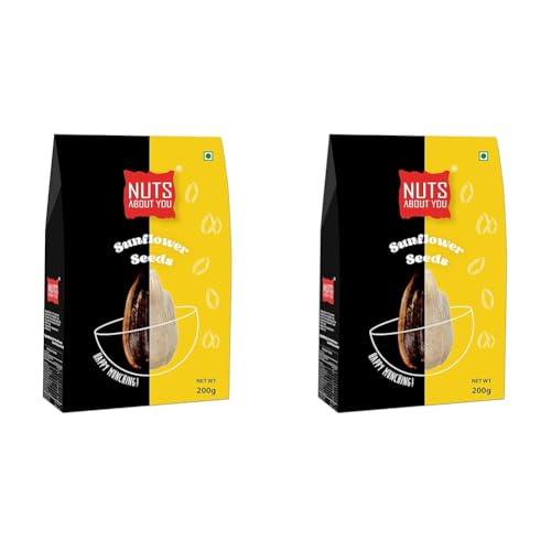 Nuts About You SUNFLOWER Seeds, 200 g | Raw | Premium | 100% Natural| Diet Food (Pack of 2) (B0D815TPXB) Amazon Price History, Amazon Price Tracker