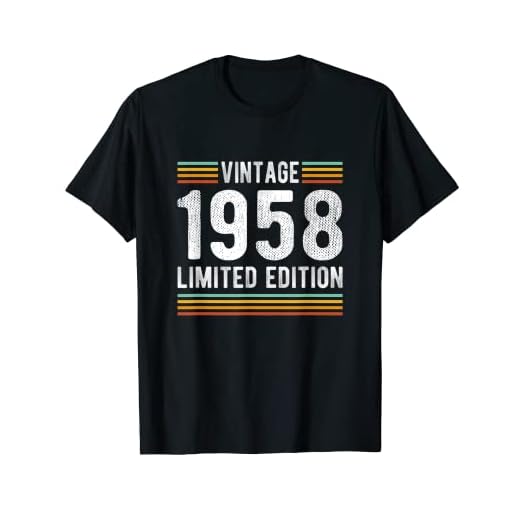 Vintage 1958 Edición Limitada 64 Años Cumpleaños 64 Camiseta