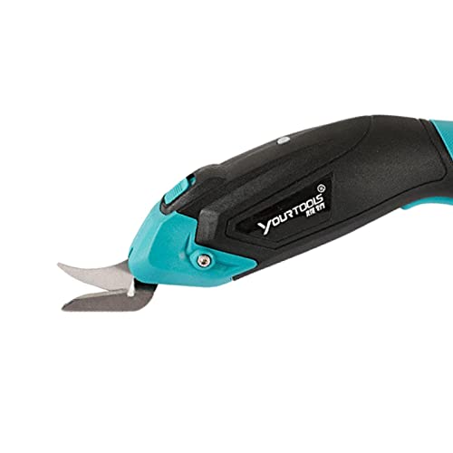 Tesouras Elétricas Portáteis Recarregáveis para Trabalhos em Couro, Elegante