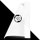 AHIJOY Reflective Vinyl Permanent Adhesive White 12' x 10FT Adhesive Vinyl for Crafts Decals Bikes Motorcycles Helmets Mailbox DIY Projects