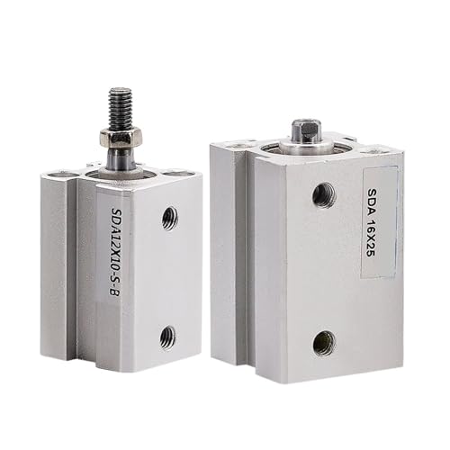 Cilindro de aluminio pequeño SDA 16mm para optimización de espacios reducidos 2