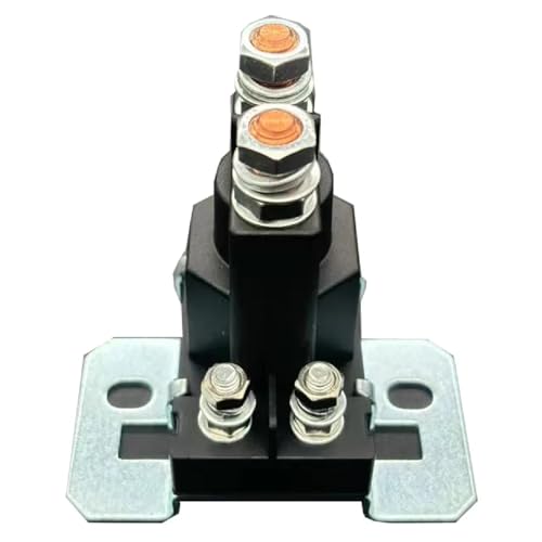 500A DC 12V High Current Solenoid Auto Car Starter Relay SPST Start Contactor Double Batteries Isolator Control On/Off Switch (24V 500A)