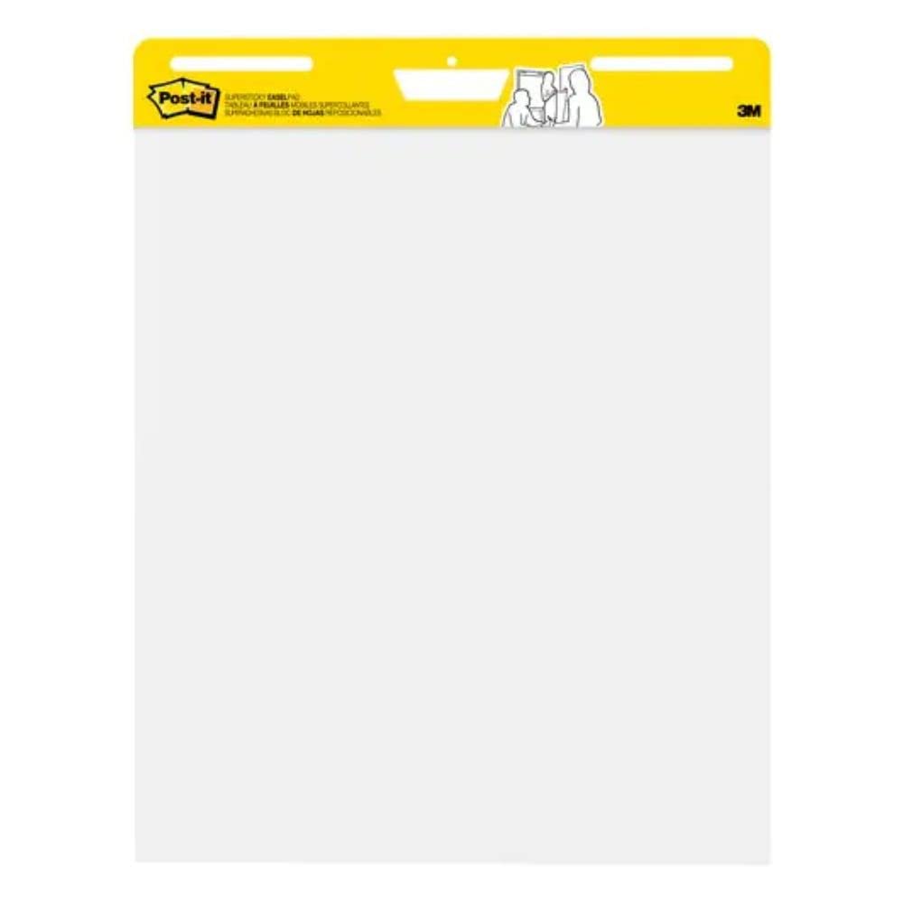 Postit, Wall Flip chart with 2 x 30 SelfAdhesive White Sheets, Ideal