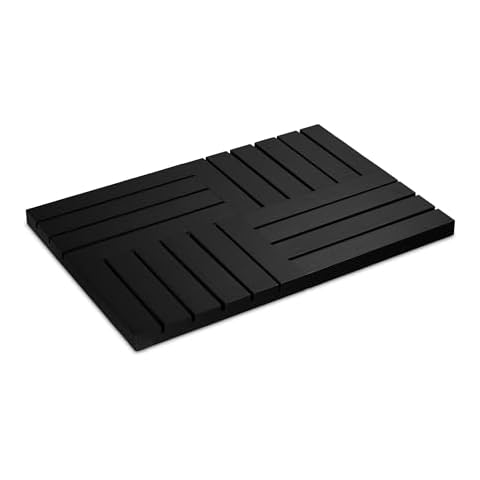 Tapis de Bain en Bambou Relaxdays Cover