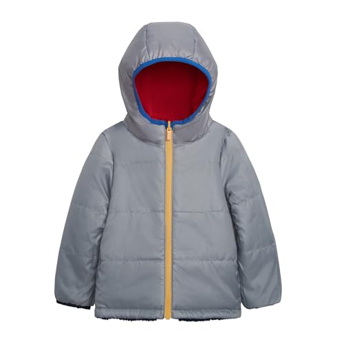Carter's Boys Midweight Reversible Sherpa-to-Poly Hooded Jacket2