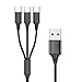 HapGlan Multi Charging Cable Multi USB Cable USB Charging Cable Nylon Braided 3/4/5 In1 Multi Cable Adapter