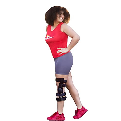 Brace Direct Ligament Knee Brace for Knee Pain- Dual Hinged Knee Support for ACL, PCL, LCL, MCL, Knee Joint Pain, Ligament Protection, Arthritis- Men & Women