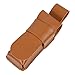 Vaguelly Harmonica Leather Case Harmonica Storage Pouches Harmonica Sleeve Woodwind Instruments Storage Container Protector (Brown)