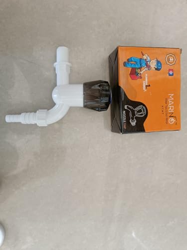 Image of Marino PTMT Nozzle Tap with 4types Nozzles for washing machine use with 3years warrenty and has garden pipe nozzle