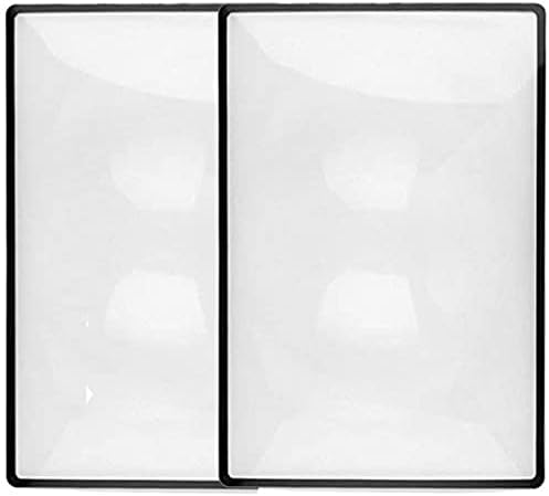 RZJZGZ Lentes Fresnel con aumento de alta calidad 3X, ideal para leer impresiones pequeñas y personas mayores de baja visión (paquete de 2)