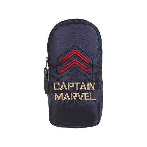 Estojo Escolar Capitã Marvel C/Elástico P/Caderno Dermiwil
