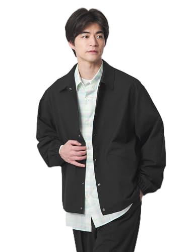 [ユナイテッドアローズ グリーンレーベル リラクシング] FREELITCH コーチ ジャケット -2WAYストレッチ・吸水速乾- 32251000001 0970 BLACK(09) L
