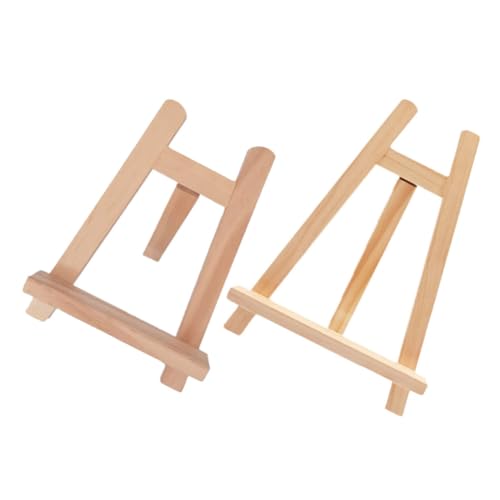 ZUNOXAZ 2 piezas Caballete de Resistente para Pintura Infantil Soporte Trípode Portátil para Lienzos y Exhibición de Fotos de Unidades para Niñas