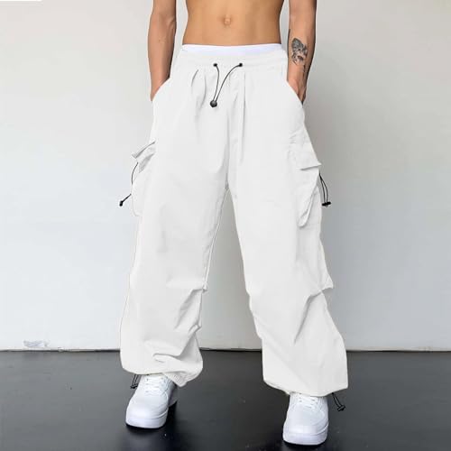 Men's Baggy Cargo Pants Trendy Casual Parachute Pant Loose Fit Harem Joggers with Pockets for Streetwear2