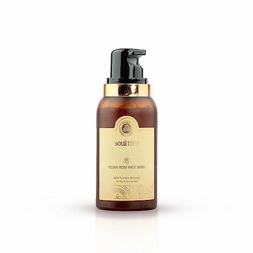 SoulTree Ayurvedic Indian Rose Face Wash With Turmeric & Honey Fo...