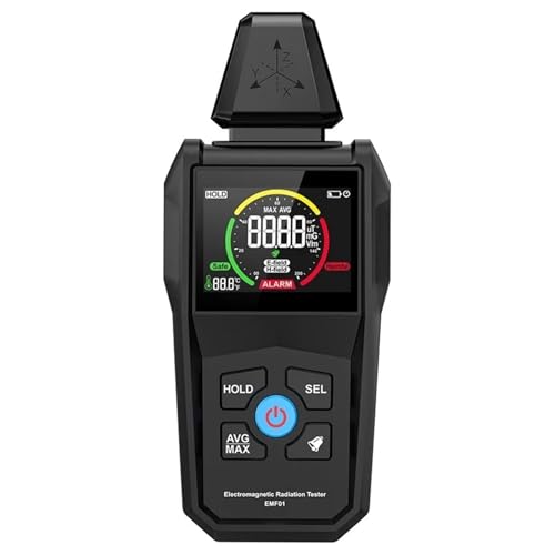 Medidor Digital de Campo EMF con Pantalla a Color