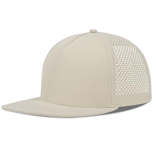 Image of M /L /XL /XXL Oversize Flat Bill Baseball Cap for Men Women Quick Dry Snapback Hats Summer Mesh 5 Panel Cap