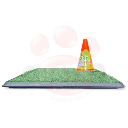 Sanitario para caes cachorro poste cone pipi park kit adestrador educador pet