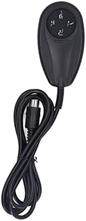 POCREATION 4-Button 5-Pin Chair Remote | Replacement handset for power recliner, round plug, ergonomic grip, compatible with major lift chair systems
